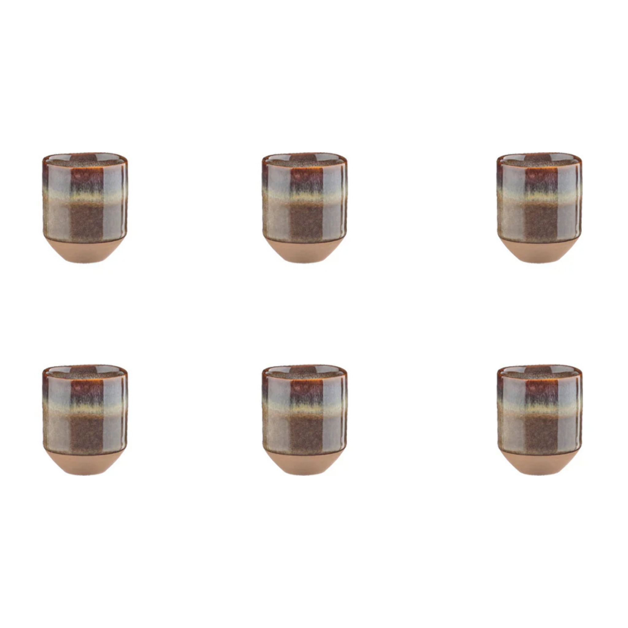 Tasse GENESIS 8cl - 6 pièces - Basalte