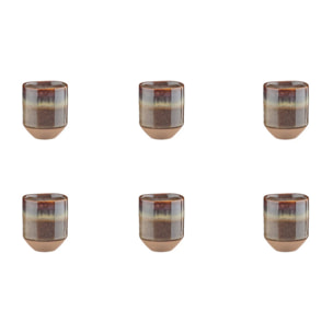 Tasse GENESIS 8cl - 6 pièces - Basalte
