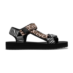 Sandalias De Mujer Forest Neo Animal / Negro D.Franklin