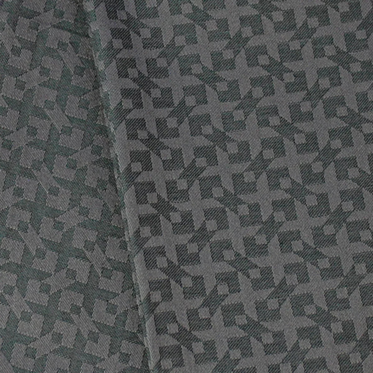 Lot de 2 mouchoirs pur coton motif jacquard vert Arrow jaguar