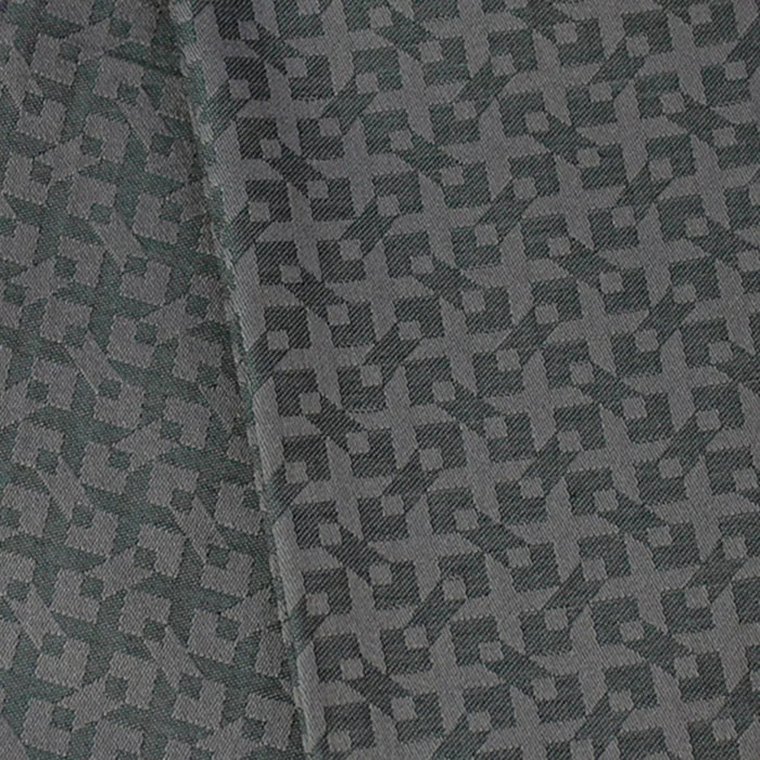 Lot de 2 mouchoirs pur coton motif jacquard vert Arrow jaguar