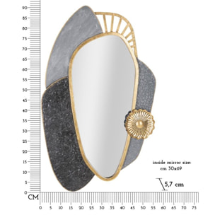 SPECCHIO DA MURO ART CM 55,9X5,7X90,8