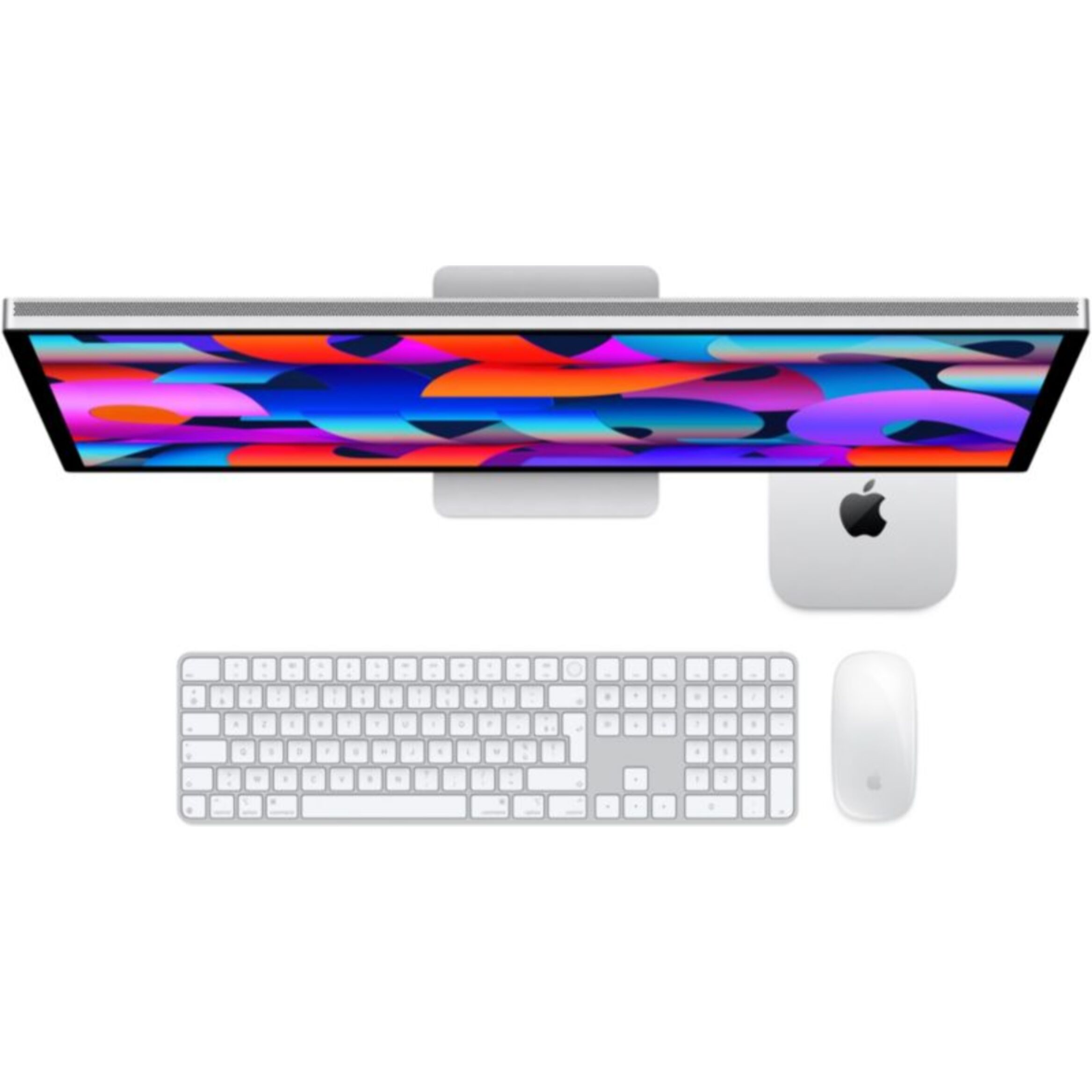 Ordinateur Apple MAC MINI Puce M4 CPU 10 / GPU 10 coeurs Mémoire RAM 16Go Stockage 256Go SSD Argent