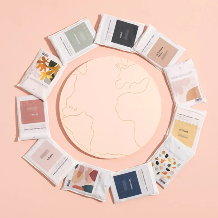 Funda Cojín "Contigo al quinto pino" Abstract