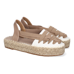 Alpargata Plana Estilo Valenciana para Mujer con Yute, Comodas y Elegantes, Diseño Moderno con Cintas