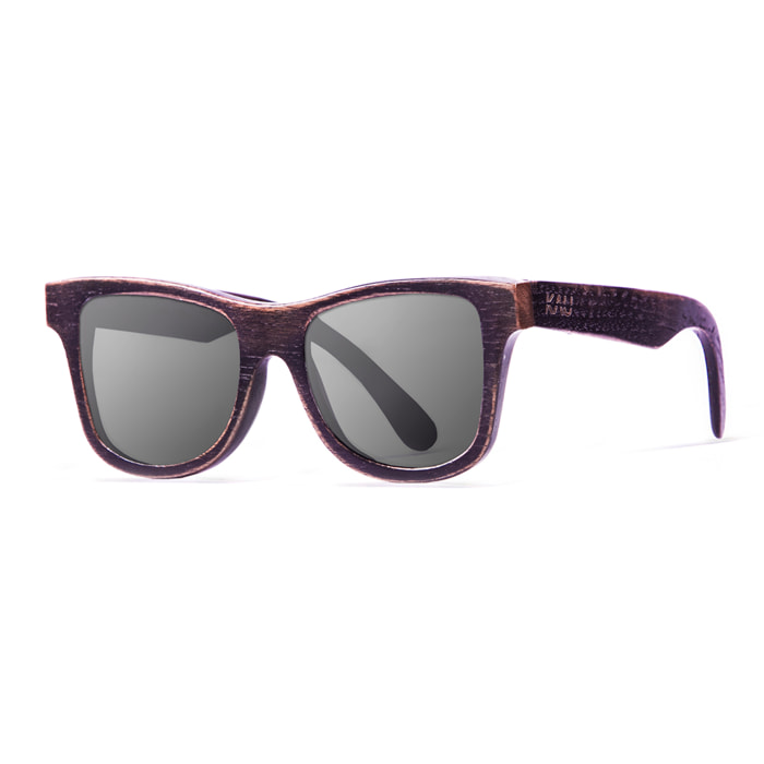 Gafas de sol KAU WASHINGTON - De madera de nogal oscuro veteada / Ahumada