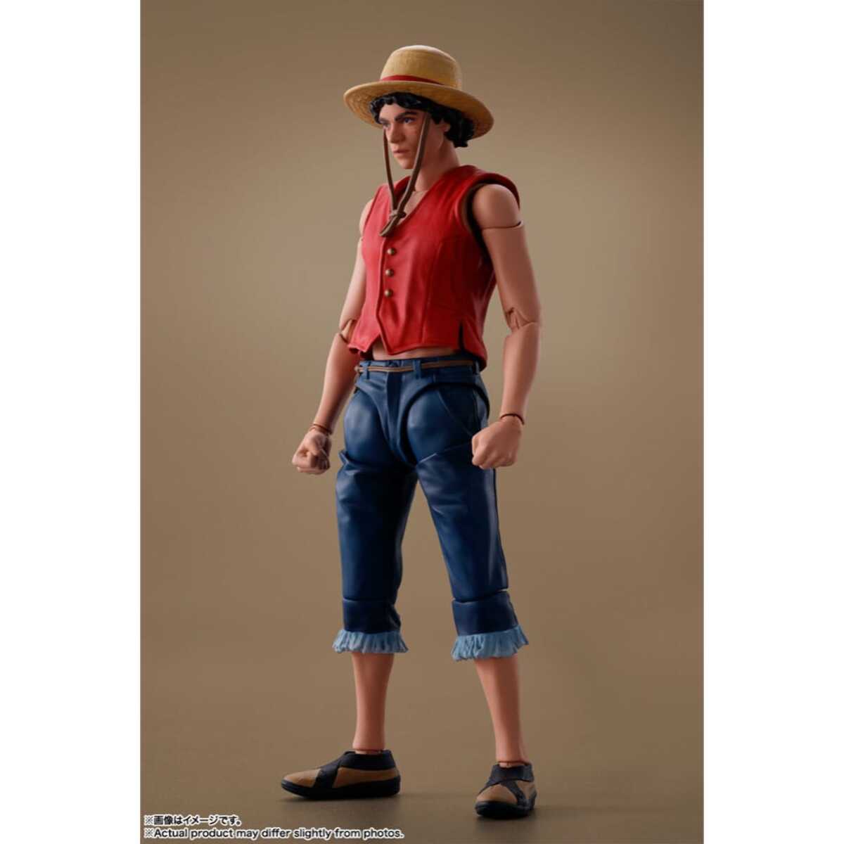 One Piece S.h. Figuarts Action Figura Monkey D. Luffy (netflix) 14 Cm Bandai Tamashii Nations