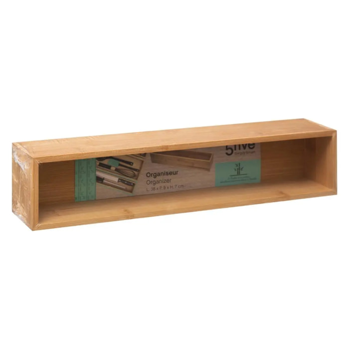 Organiseur 8x38cm "Tidy Smart bambou"