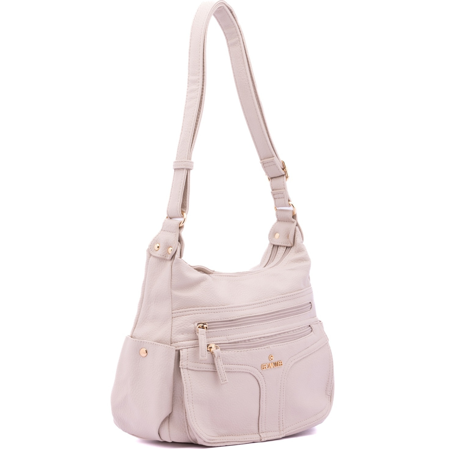 Borsa a spalla da donna - Modello False - Ecopelle - 33.0 x 25.0 x 14.0 cm