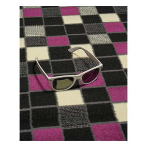 Tapis salon et chambre tissé motif géométrique NITA