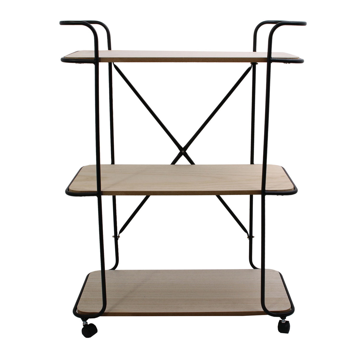 Desserte Indus 3 Niveaux Bois 62x30x83.5cm