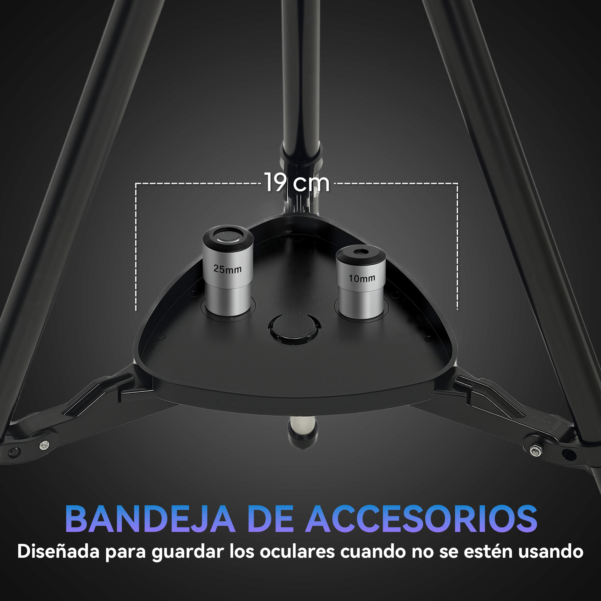Telescopio Reflector Astronómico, Apertura de 114 mm, 16X-120X, 470 mm Telescopio Astronómico para Adultos, Principiantes y Niños, con Trípode Ajustable y Bolsa de Transporte