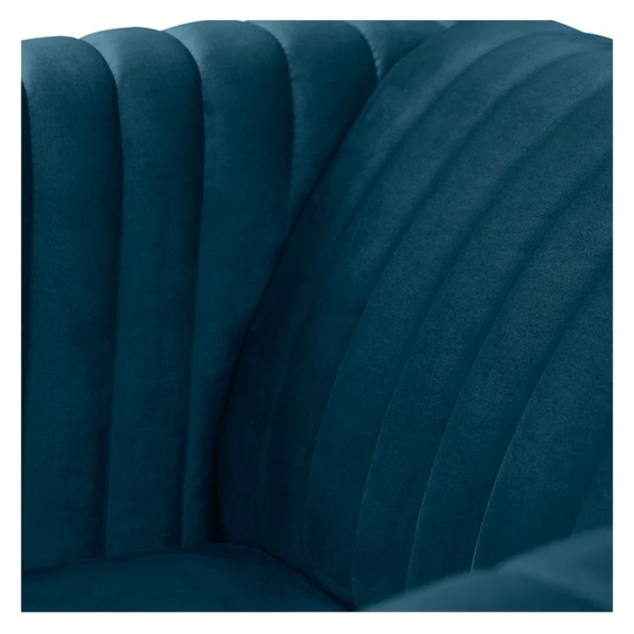 Fauteuil en velours bleu foncé - Gatsby