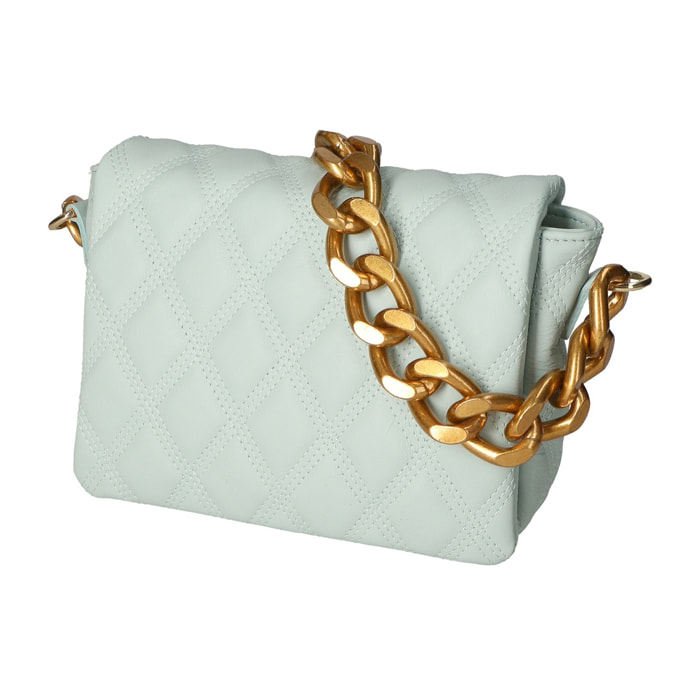 Borsa a mano da donna - Modello Adriana - Vera pelle - 20.0 x 14.0 x 6.5 cm