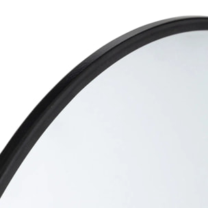 Miroir rond "Alice" D38cm noir