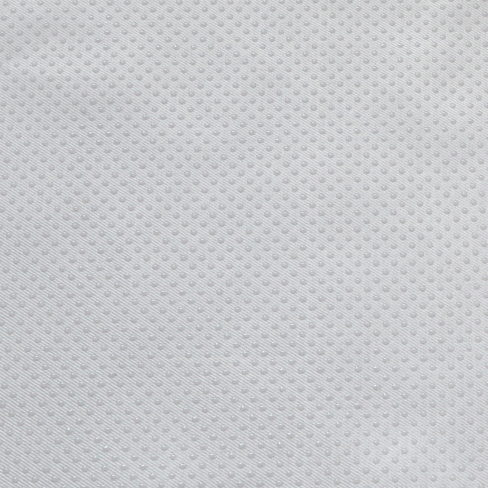 Tissu antidérapant motif pois en relief - Blanc