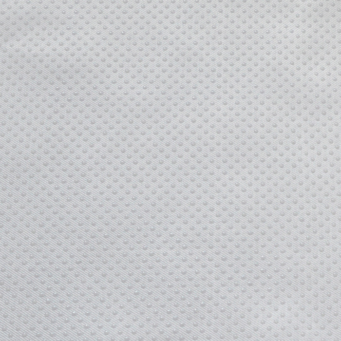 Tissu antidérapant motif pois en relief - Blanc