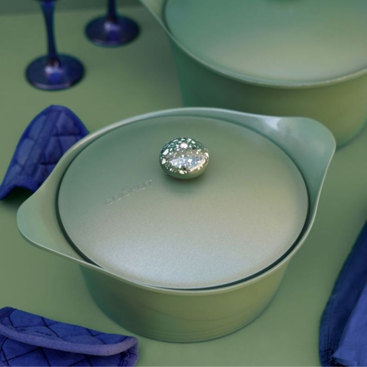 Cocotte COOKUT Coffret l'incroyable 24cm fougere