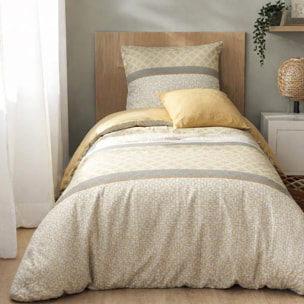 Parure de couette 2pcs 100% microfibre 55gsm sofra naturel
