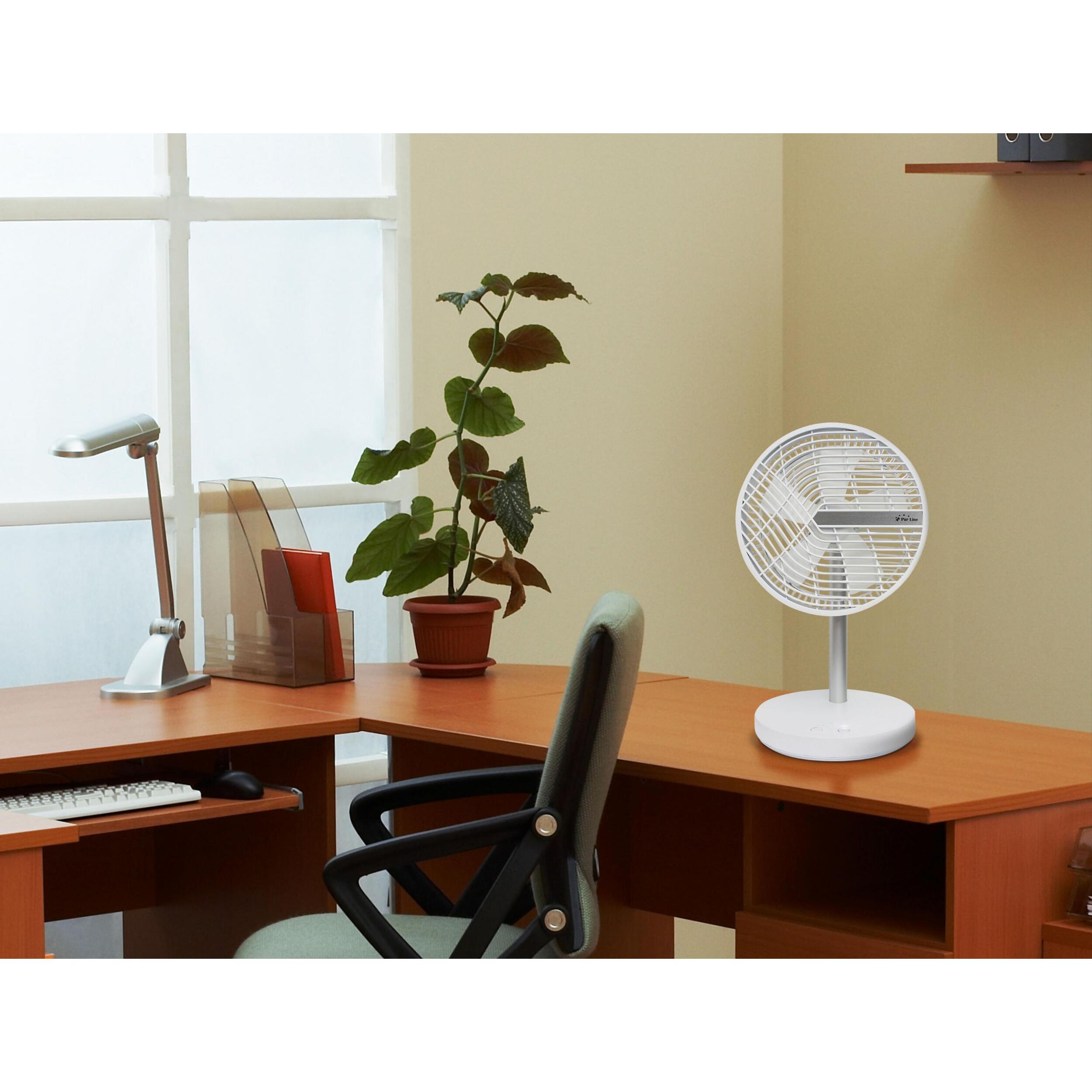 Ventilador de sobremesa con batería de litio recargable VENTY TA Li PURLINE