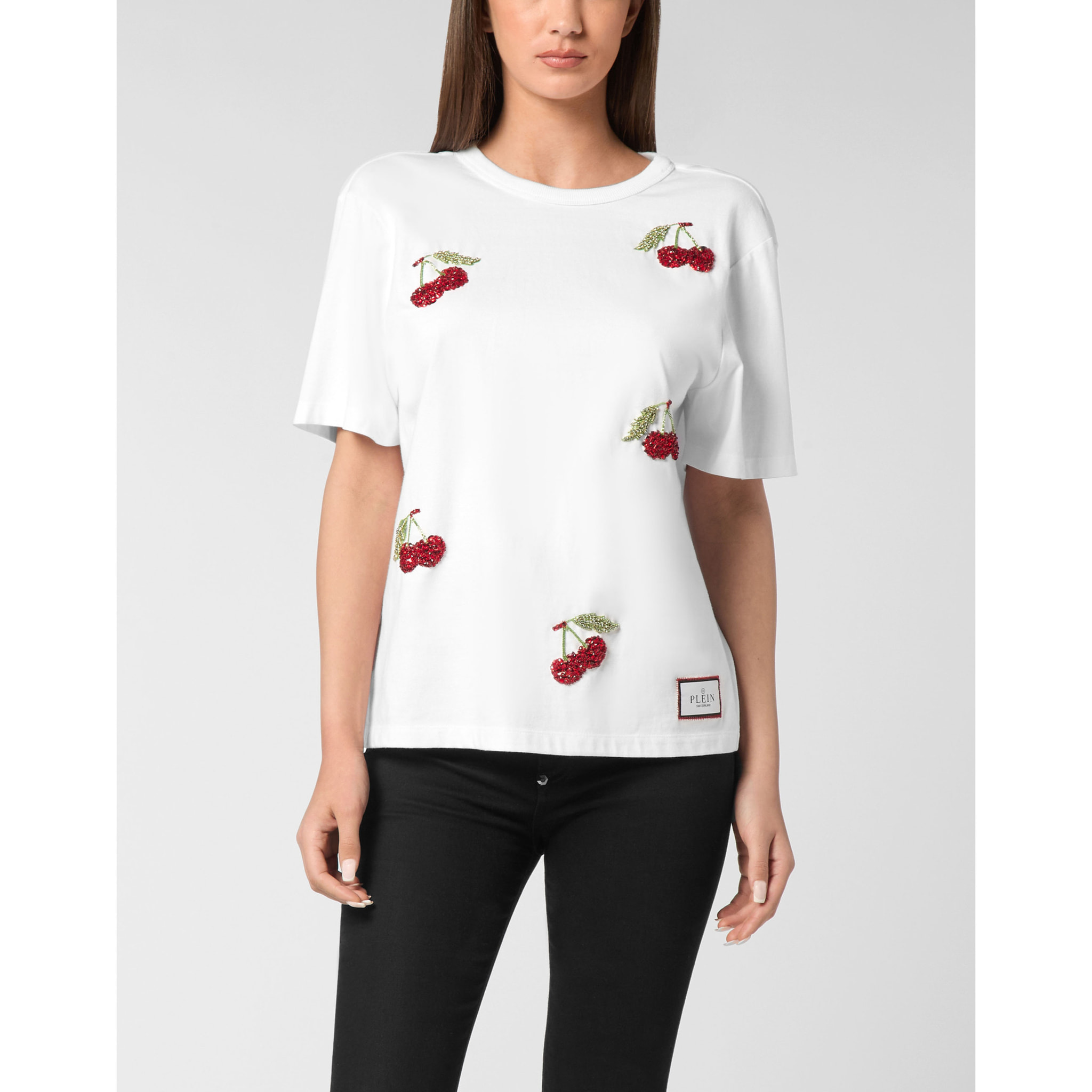 PHILIPP PLEIN T-Shirt Man Fit CHERRIES