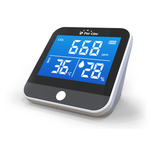 Estación meteorológica inalámbrica con detector de CO2 AIRTESTER CO2 PURLINE