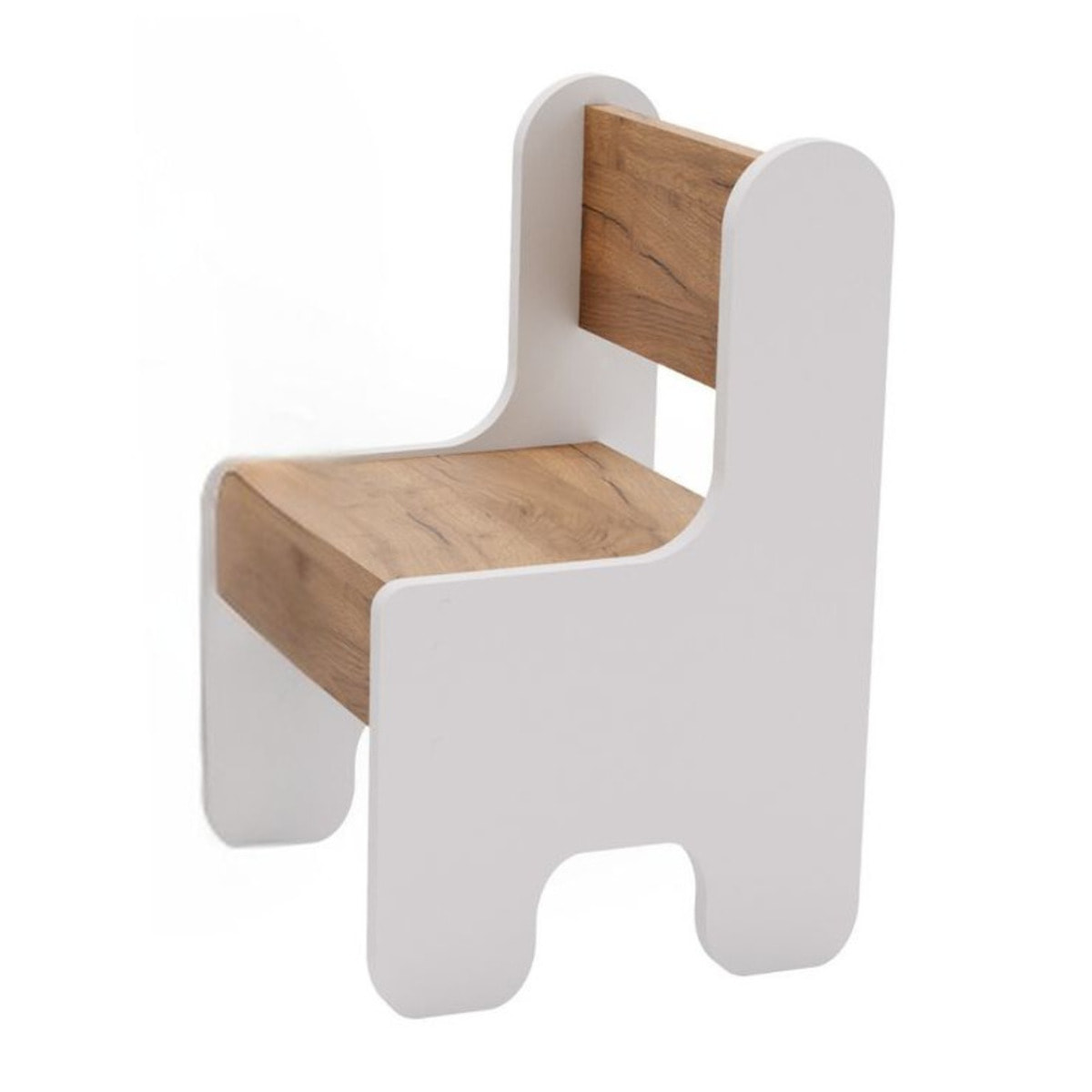 Set Tavolino e Sediolina per Bambini Timi Bianco e Quercia