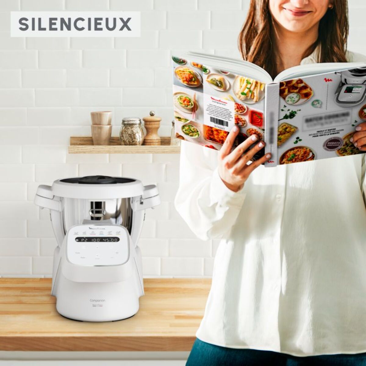 Robot cuiseur MOULINEX Companion Cooking Food ProcessorHF84A110