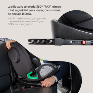 Silla Coche Bebé Modelo "PAX"  i-Size ISOFIX 360°