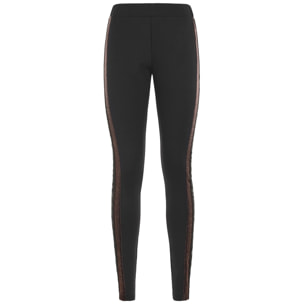 Kappa - Pantalones Mujer Negro - 222 Banda Sparkle Edik
