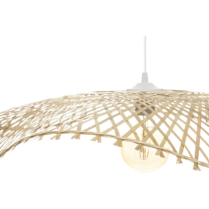 Suspension "Tess" - bambou et métal - D75 cm