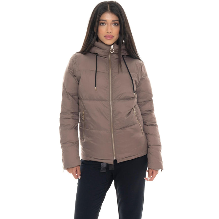 Piumino da donna con cappuccio Leone 1947 Chic Tones