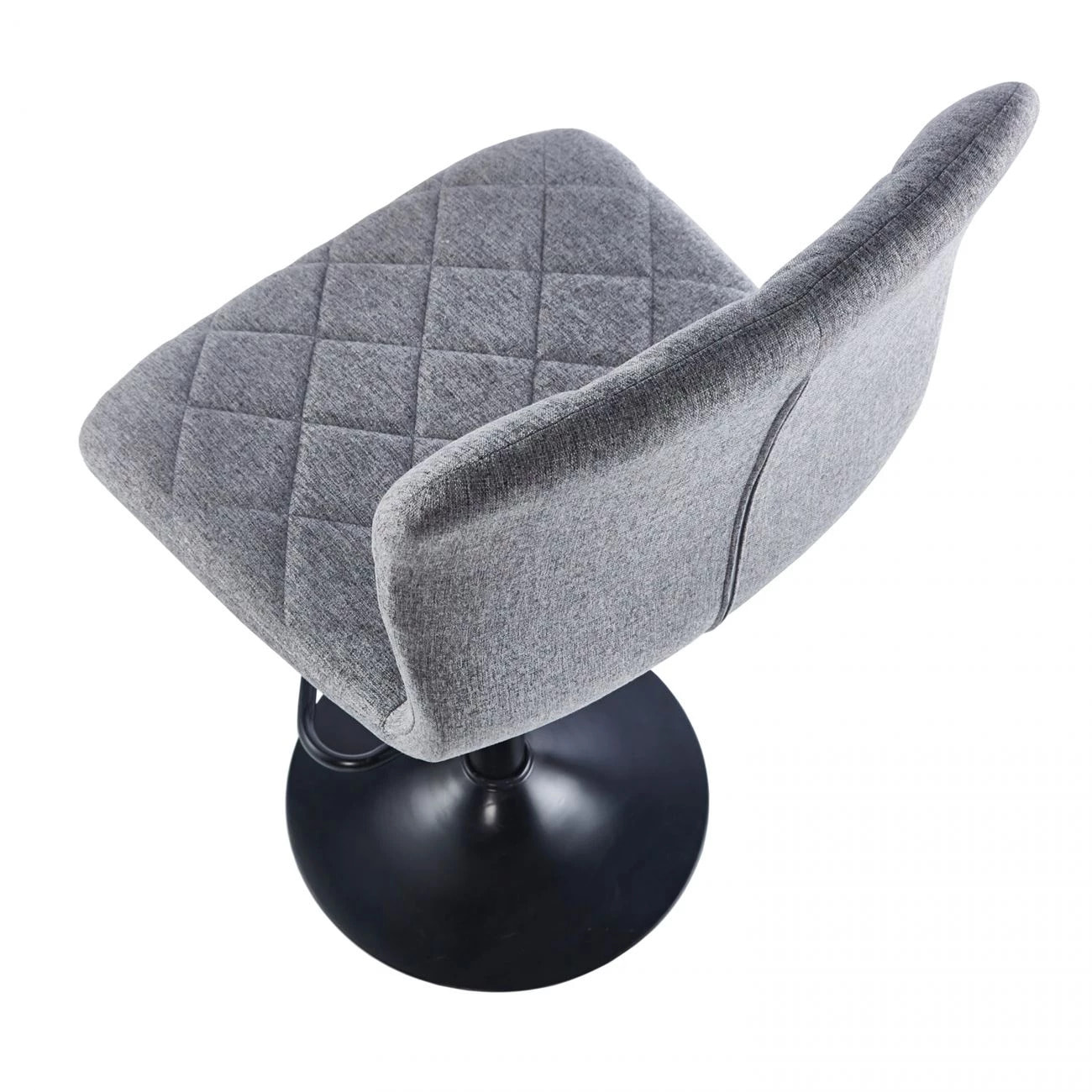 Pack taburetes Britain Tejido Gris - Negro