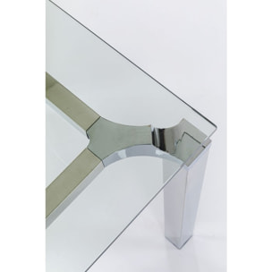 Bureau d'angle Lorenco chrome Kare Design