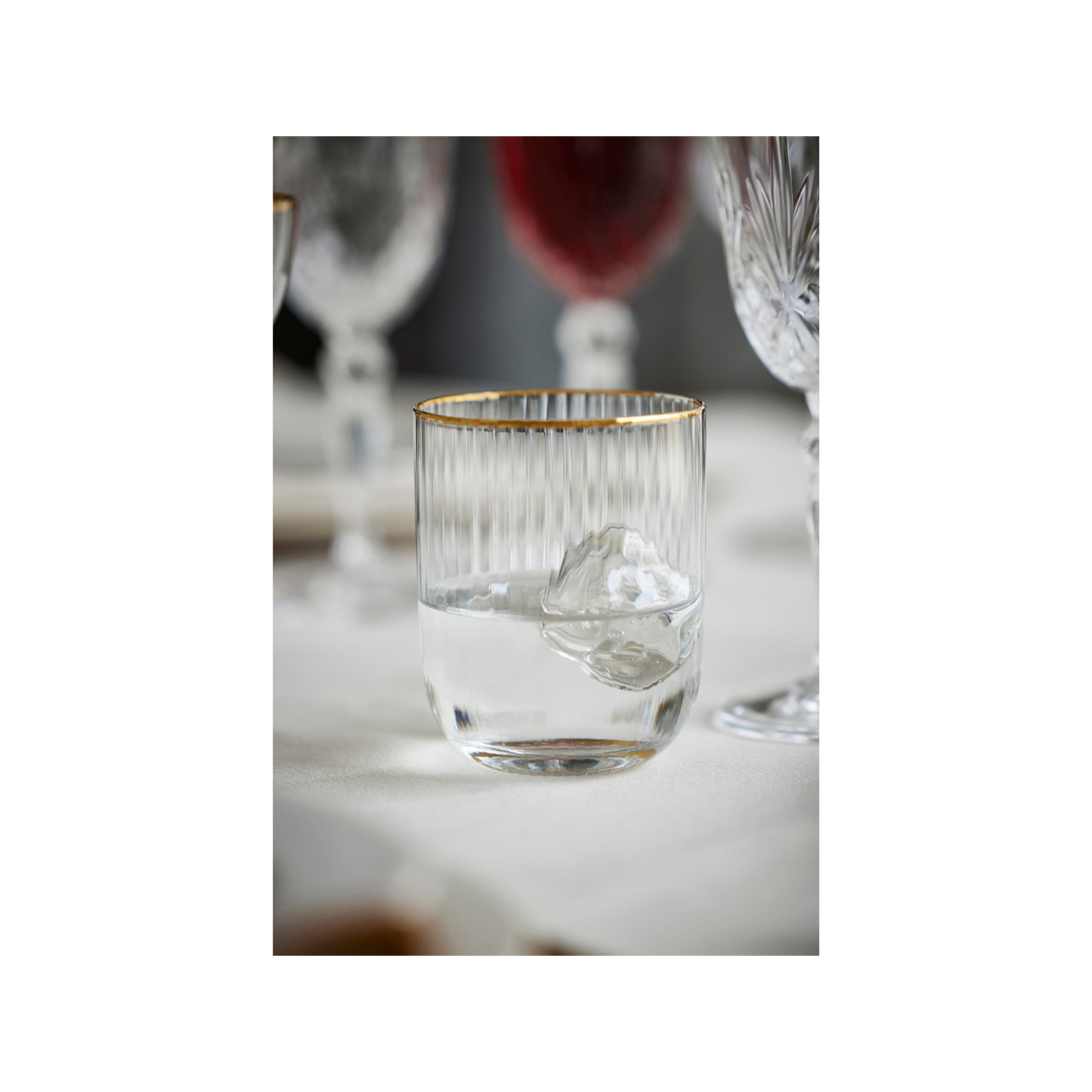 Set de 4 verres Palermo Gold 35 cl