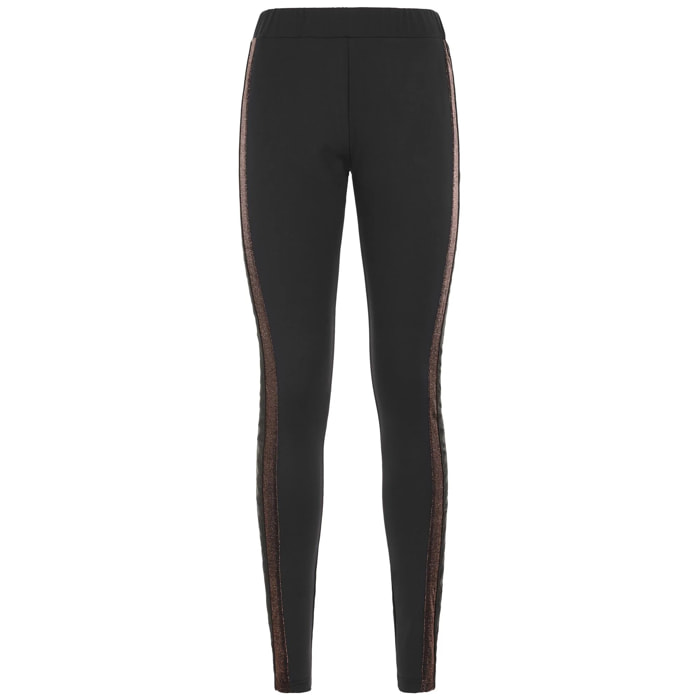 Kappa - Pantaloni Donna Nero - 222 Banda Sparkle Edik