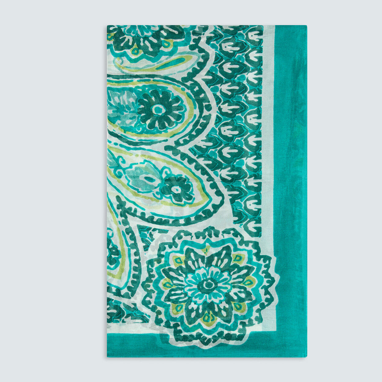 Fiorella Rubino - Foulard estampado en seda - Verde