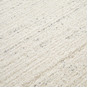 Tapis salon et chambre tissé motif faux uni DUGO