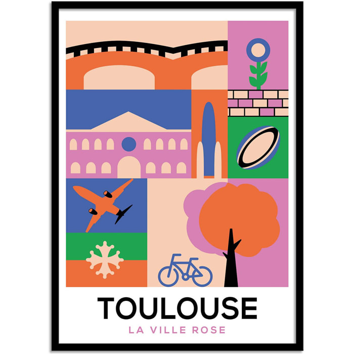 Affiche - Toulouse - Posuta