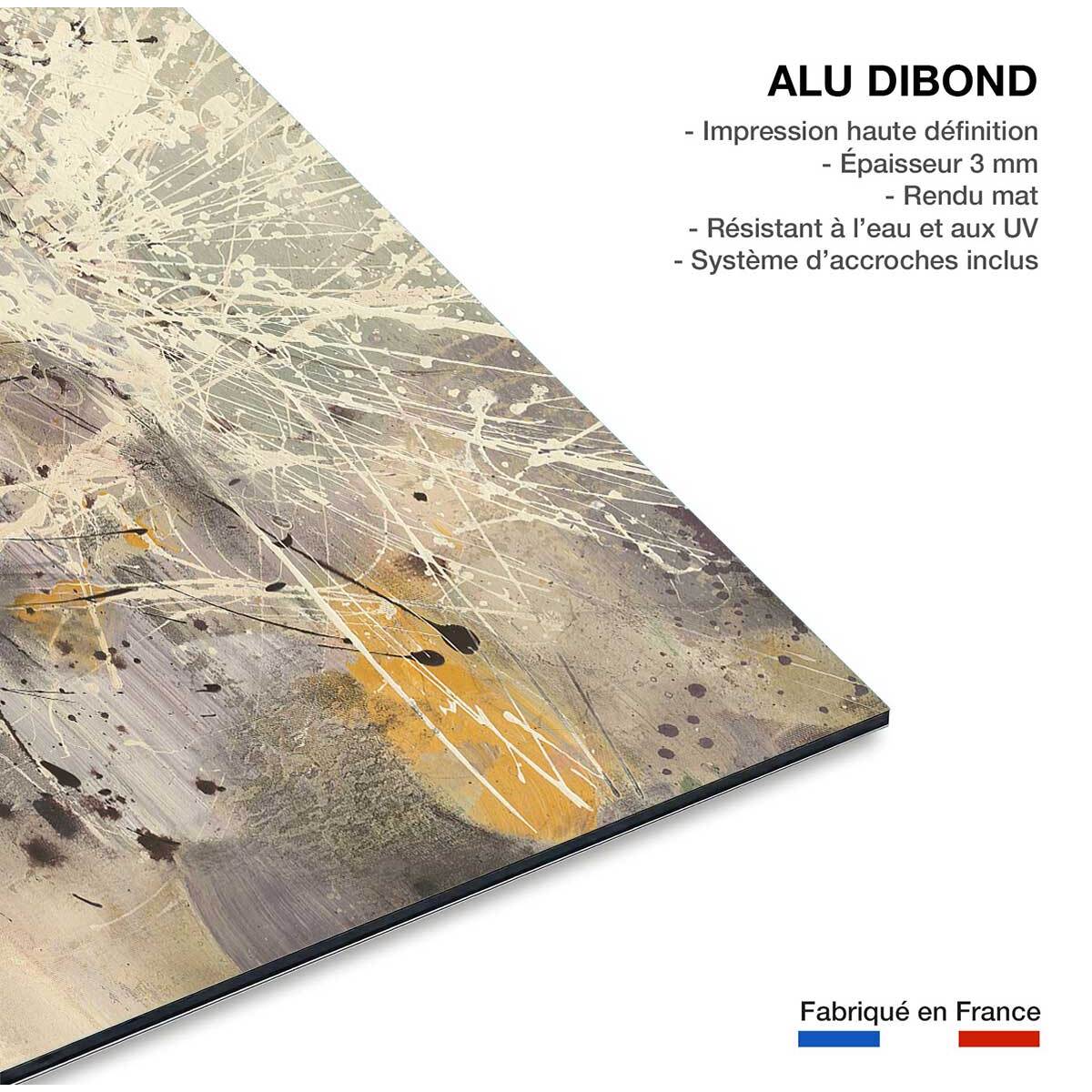 Tableau abstrait cierges magiques  Tableau alu Dibond