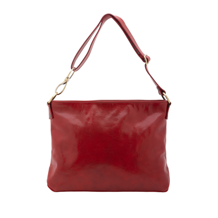 Borsa a spalla  da donna In Vera pelle Made in Italy 38x29x11 cm