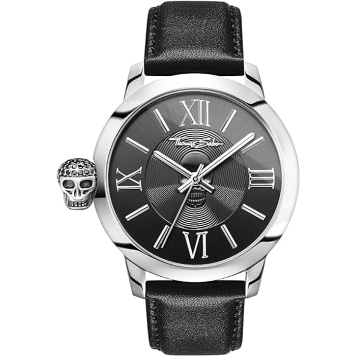 Reloj Thomas Sabo WA0297-218-203-46MM Hombre Analogico Cuarzo con Correa de Cuero