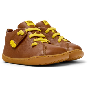 Sneakers - CAMPER Peu Cami - Marrone - Pelle liscia