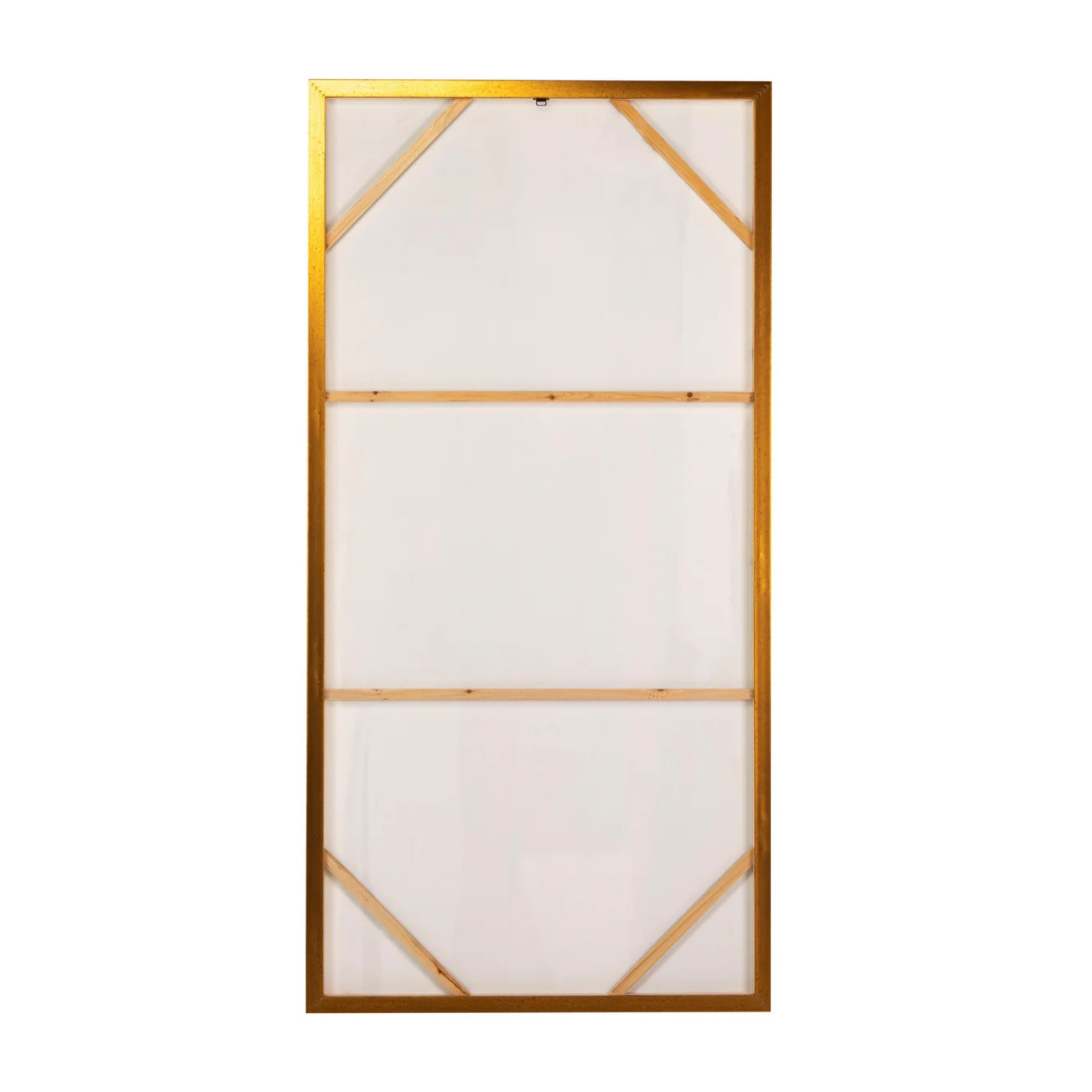 Cuadro Abstracto Foil Con Marco Dorado 90x4x180 Cm
