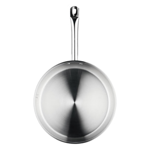 Poêle inox 32x6,5cm induction