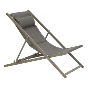 Chilienne de jardin empilable pliable Lunivia café