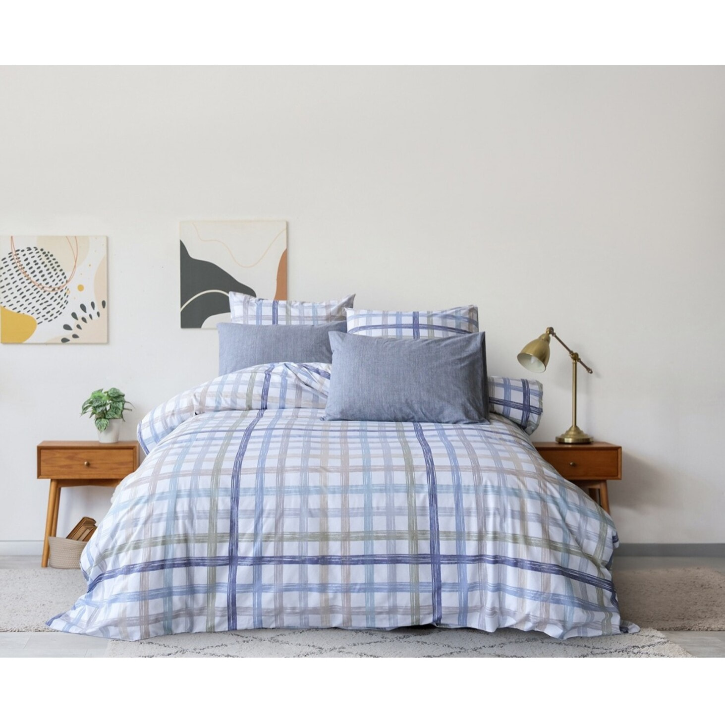 Parure de lit 100% coton imprimé "Jody"