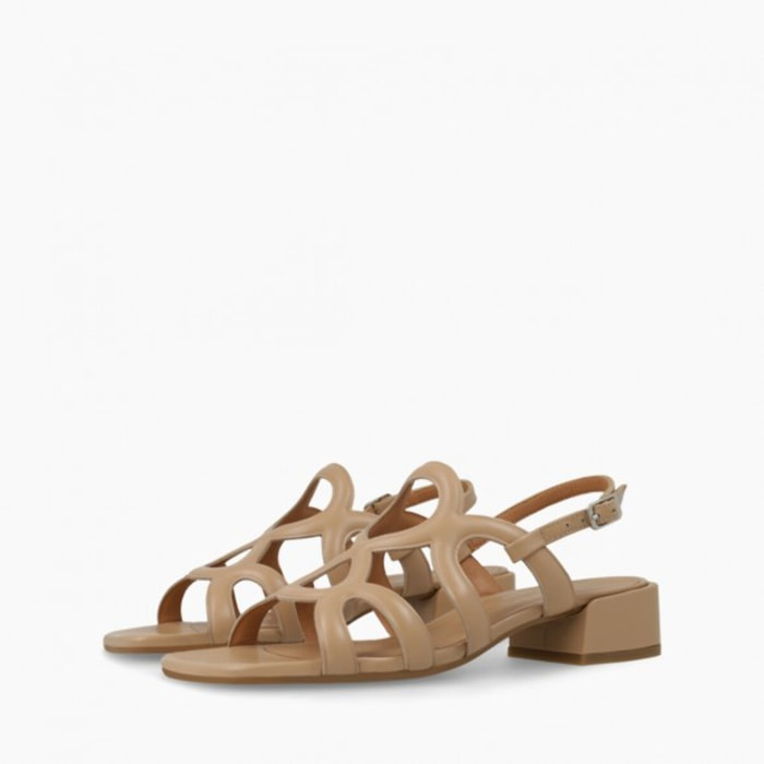 SANDALIAS BEIGE KON5355