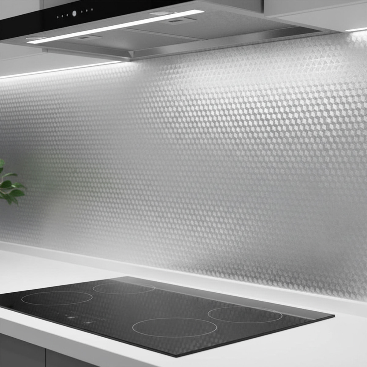 Rouleau adhésif aluminium au mètre - revêtement mural meuble de protection auto-adhésif étanche