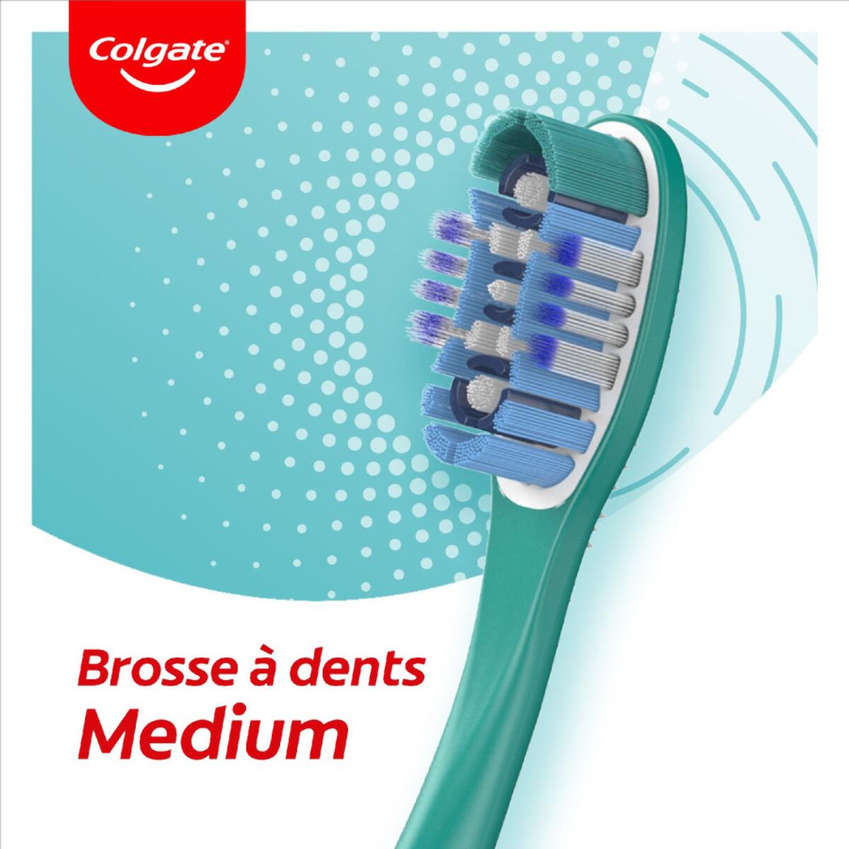 Pack de 12 - Brosses à dents Colgate Deep clean Medium
